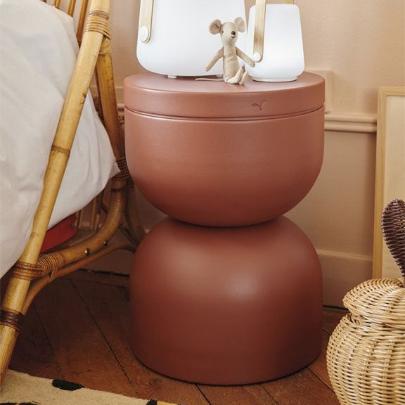 Piapolo Stool-Black Cherry
