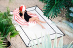 Carpretty Frame Rug Off White