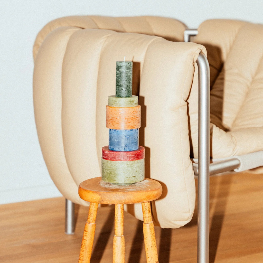 Candle Stack 06 - Brown
