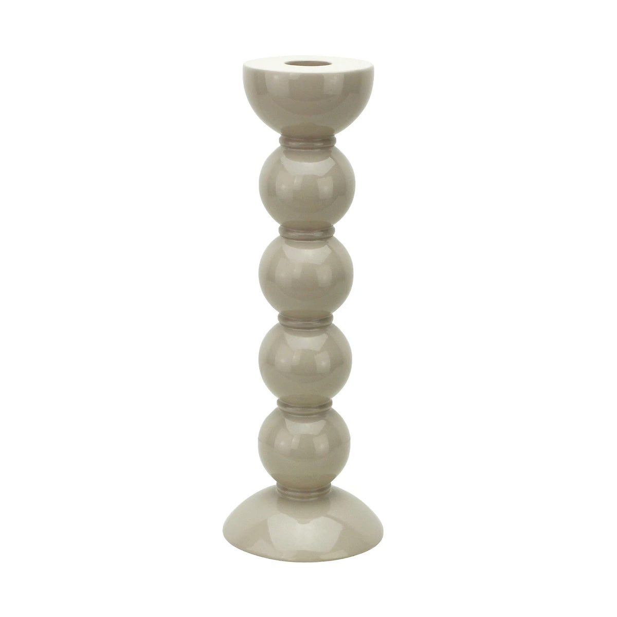 Tall Bobbin Candlestick - 24cm