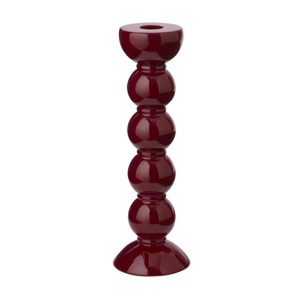 Tall Bobbin Candlestick - 24cm
