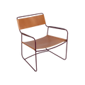 Surprising Leather Low Armchair