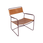 Surprising Leather Low Armchair