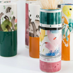 Monolith Cylindrical Ceramic Vase