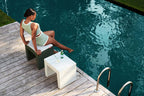 CONCRETE SEAT WHITE