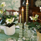 Tall Bobbin Candlestick - 24cm