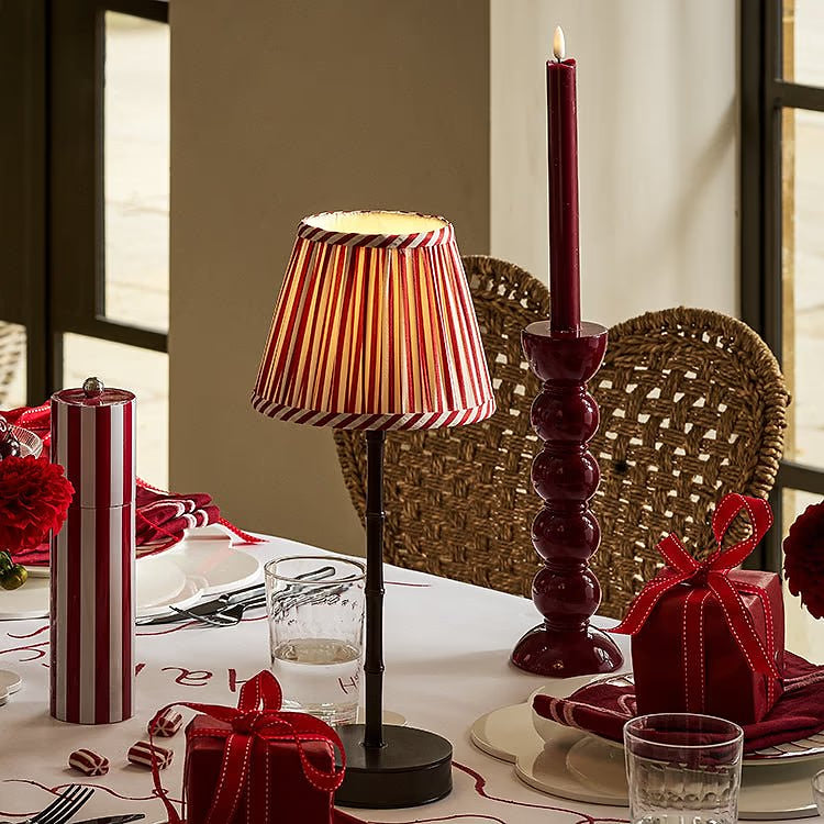 Tall Bobbin Candlestick - 24cm